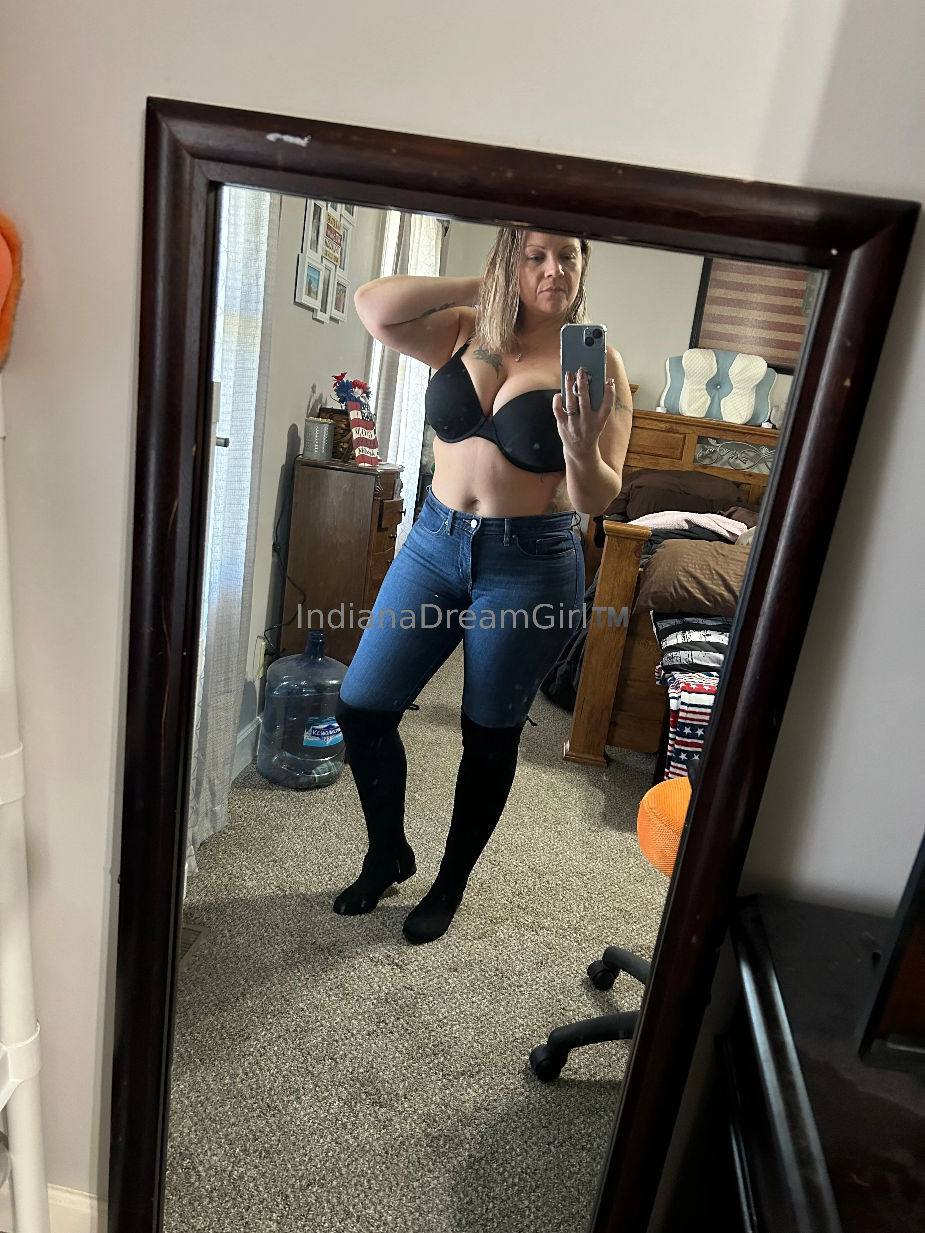 I am almost ready let me just grab a shirt.